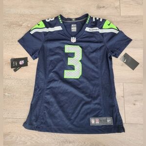 Women’s Nike Russell Wilson 3 NFL Jersey Seattle Seahawks On Field Size M